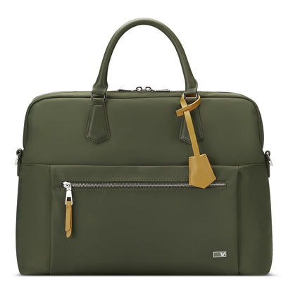 Roncato Woman Biz Slim Work Bag with 1 Compartment (Hunter Green)