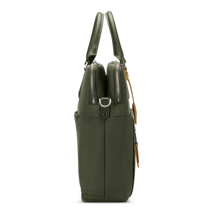 Roncato Woman Biz Slim Work Bag with 1 Compartment (Hunter Green)