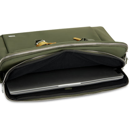 Roncato Woman Biz Slim Work Bag with 1 Compartment (Hunter Green)