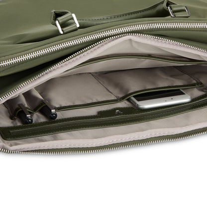 Roncato Woman Biz Slim Work Bag with 1 Compartment (Hunter Green)