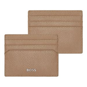 HUGO BOSS Grained Card Holder Camel HLC416X