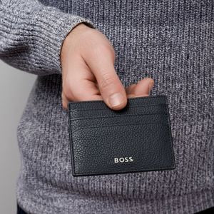 BOSS Classic Grained Card Holder HLC416 (Black)