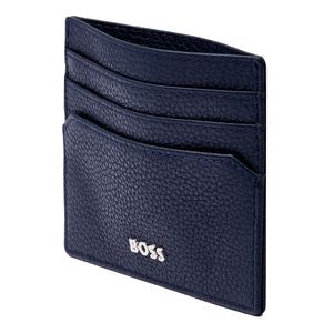 BOSS Classic Grained Card Holder HLC416 (Navy)