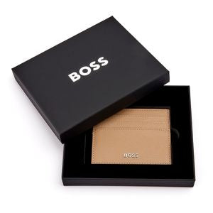 BOSS Classic Grained Card Holder HLC416 (Camel)