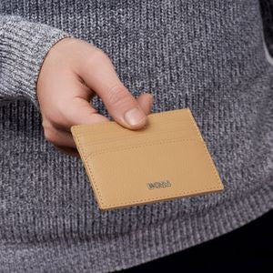 BOSS Classic Grained Card Holder HLC416 (Camel)