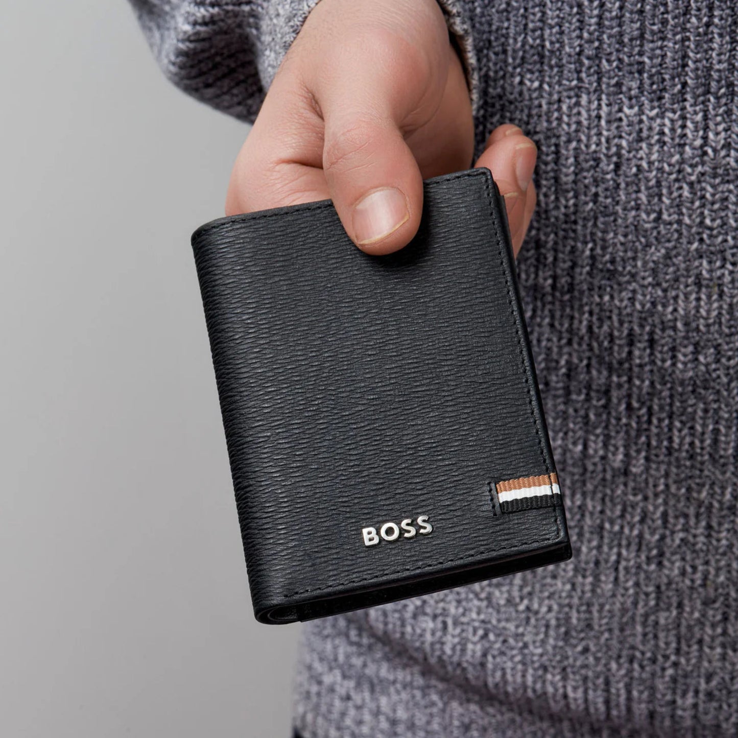 BOSS Iconic Folding Card Holder