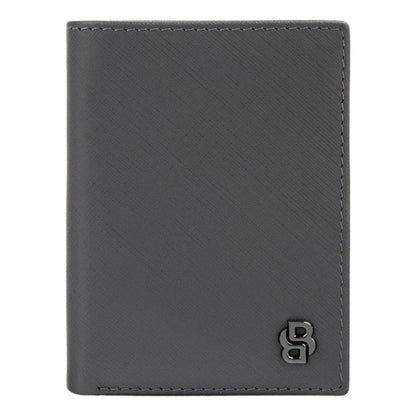 BOSS Double B Saffiano Folding Card Holder
