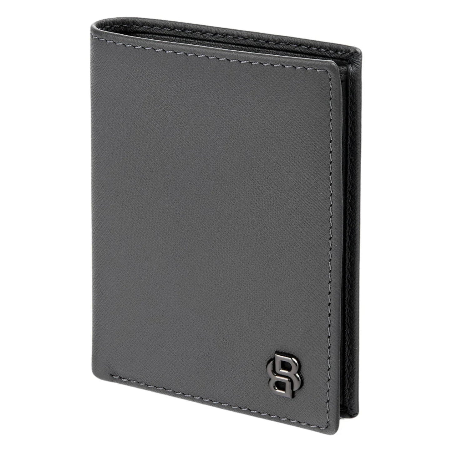 BOSS Double B Saffiano Folding Card Holder