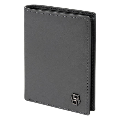 BOSS Double B Saffiano Folding Card Holder