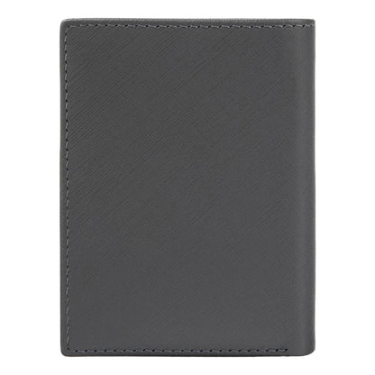 BOSS Double B Saffiano Folding Card Holder