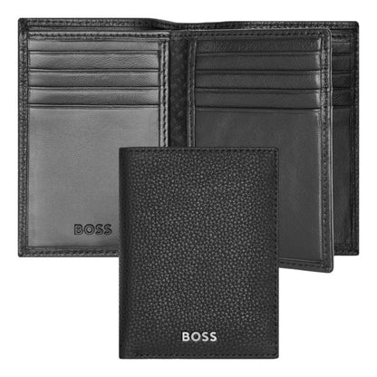HUGO BOSS Trifold Classic Grained Black HLF416A