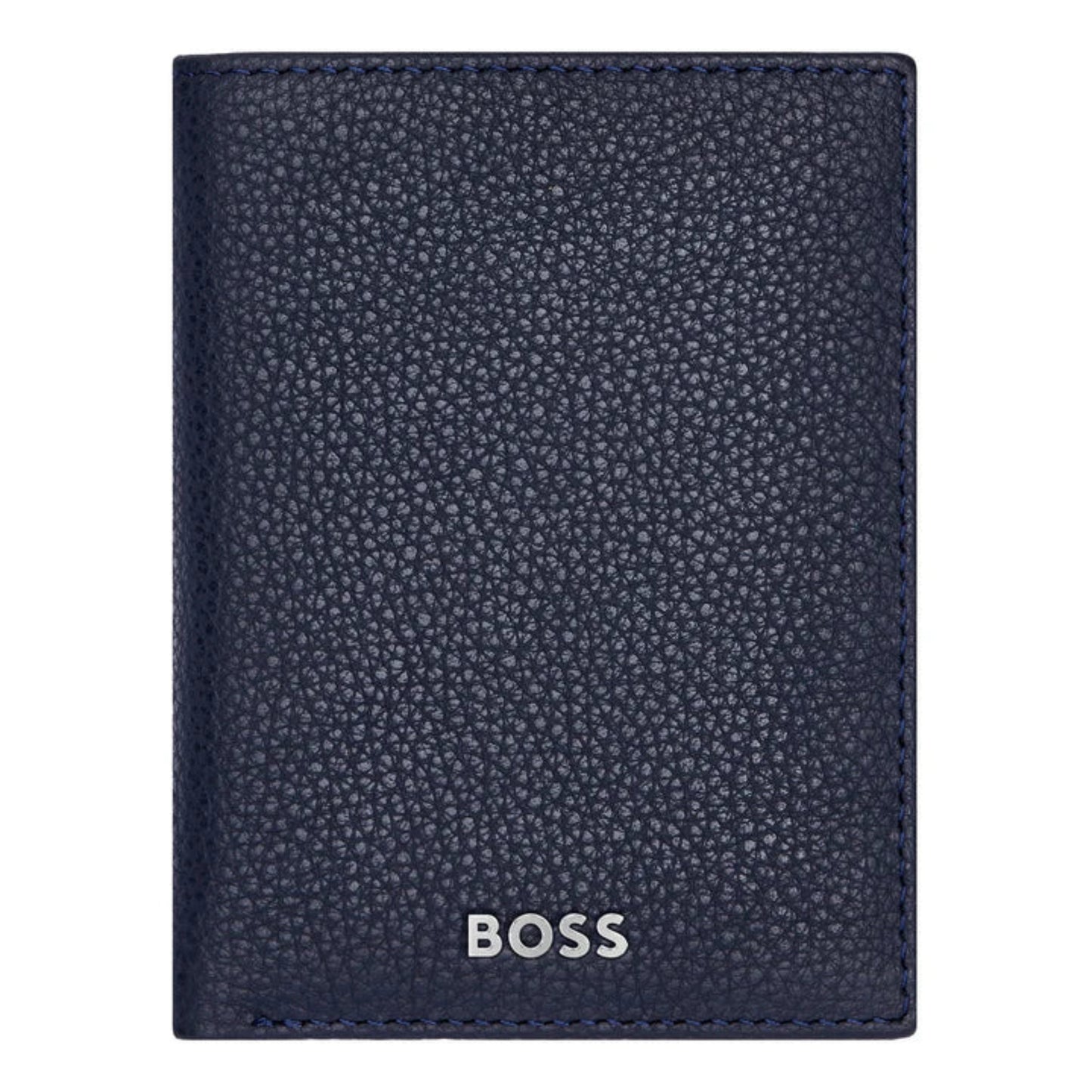BOSS Trifold Classic Grained Card Holder