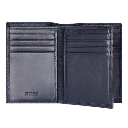 BOSS Trifold Classic Grained Card Holder