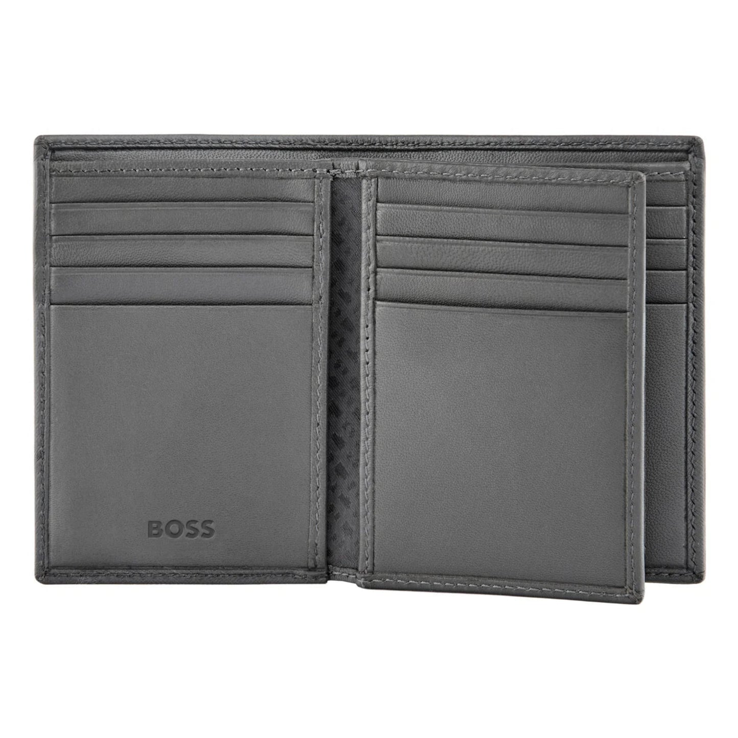 BOSS Double B Saffiano Card Holder (with flap)