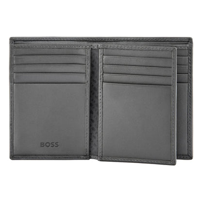 BOSS Double B Saffiano Card Holder (with flap)