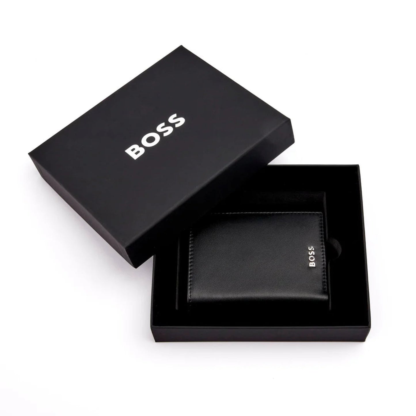BOSS Classic Smooth Card Holder (with flap and money pocket)