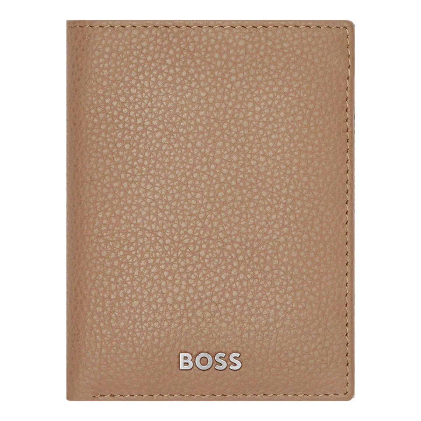 BOSS Classic Grained Card Holder (with flap and money pocket)