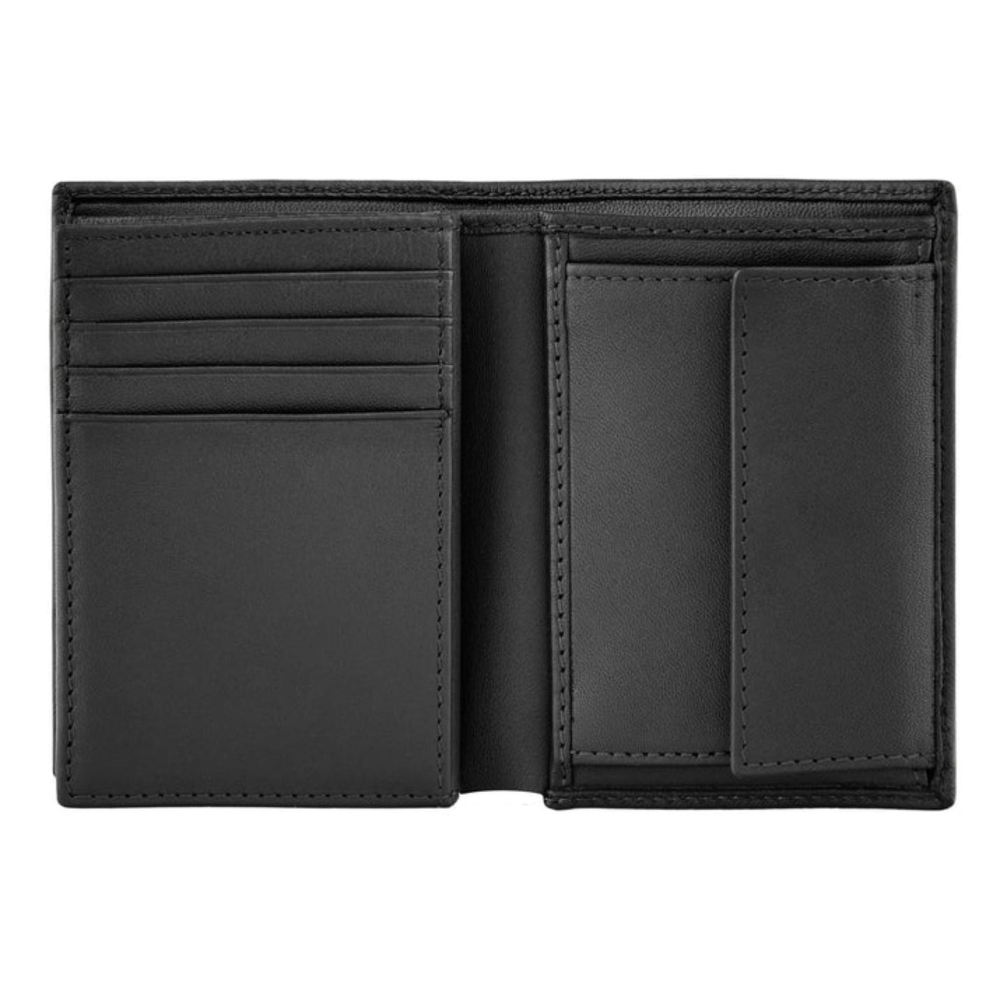 BOSS Double B Saffiano Card Holder (with flap and money pocket)