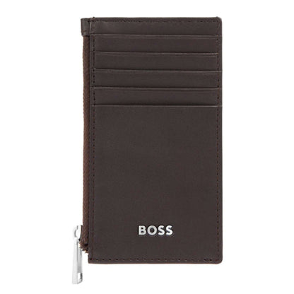 BOSS Zip Classic Smooth Card Holder