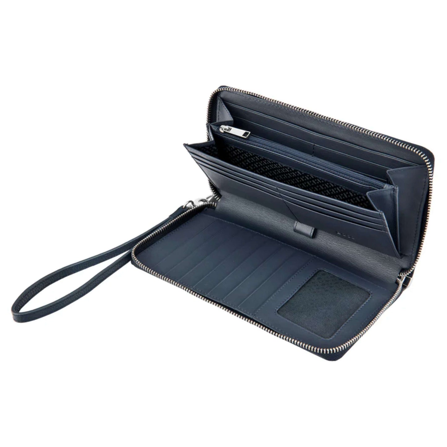 BOSS Classic Grained Travel Wallet