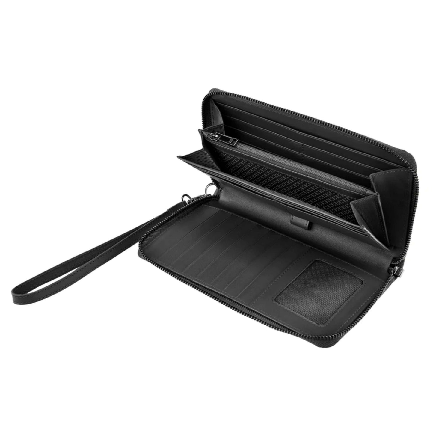 BOSS Double B Saffiano Travel Wallet