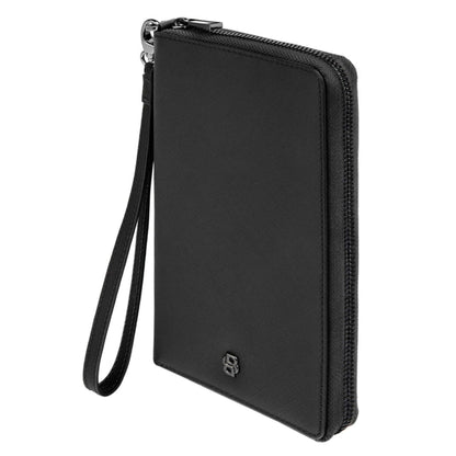 BOSS Double B Saffiano Travel Wallet