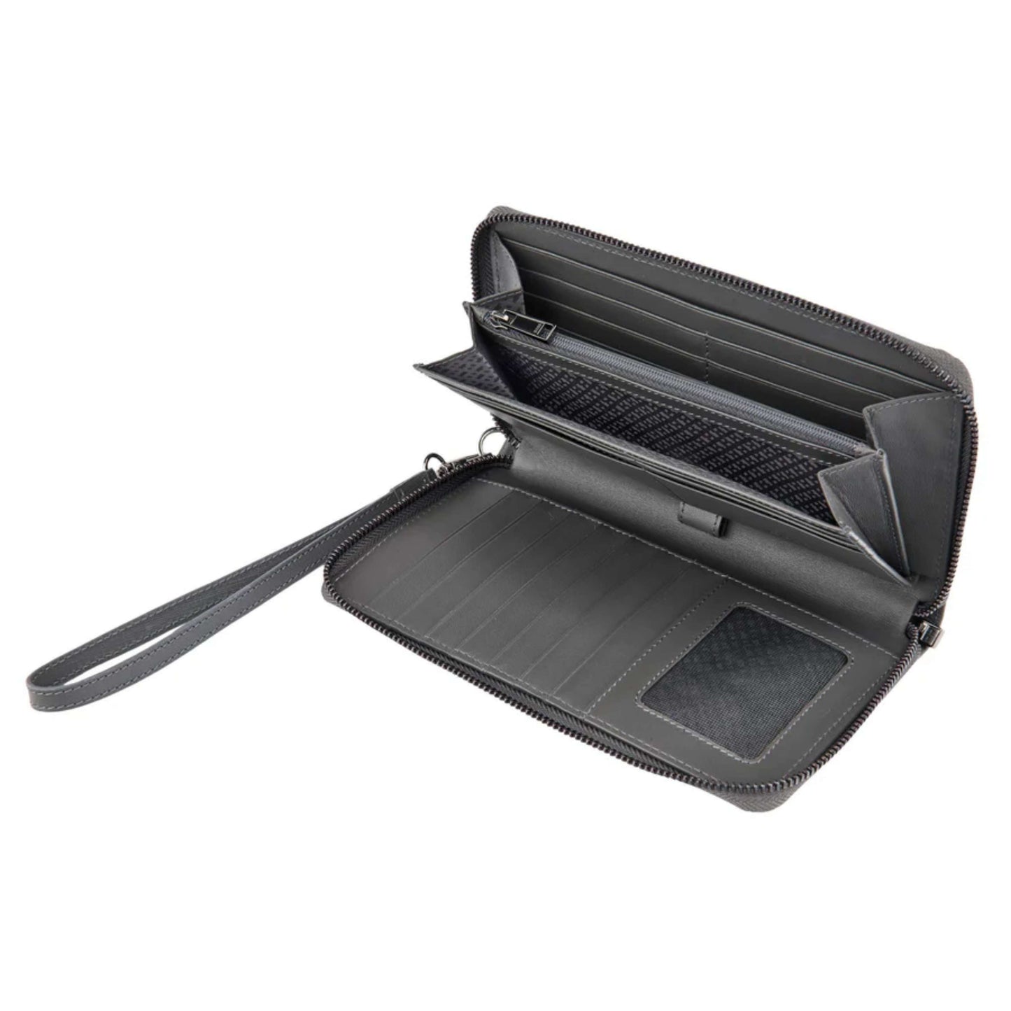 BOSS Double B Saffiano Travel Wallet