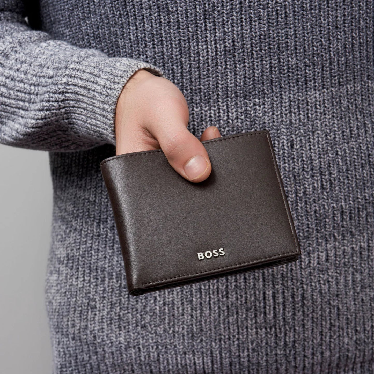 BOSS Classic Smooth Coin Wallet