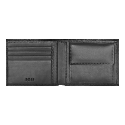 BOSS Classic Grained Coin Wallet
