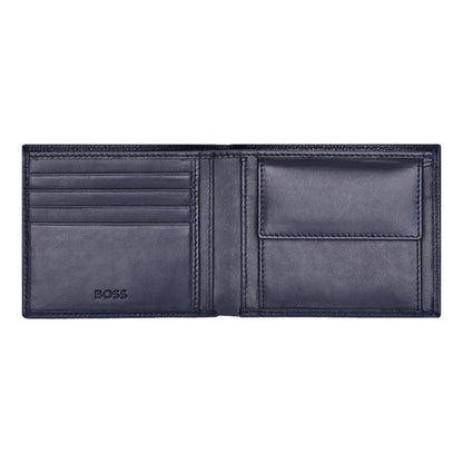 BOSS Classic Grained Coin Wallet