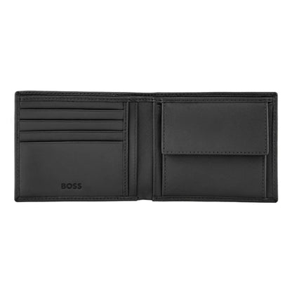 BOSS Double B Saffiano Coin Wallet