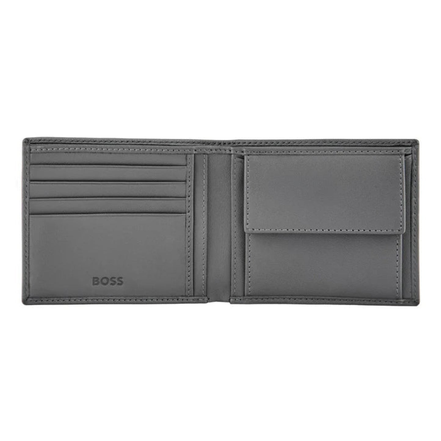 BOSS Double B Saffiano Coin Wallet