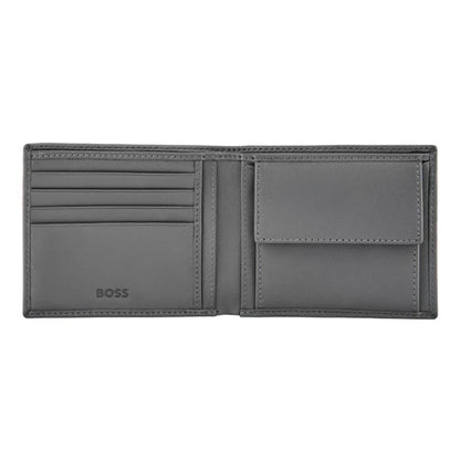 BOSS Double B Saffiano Coin Wallet