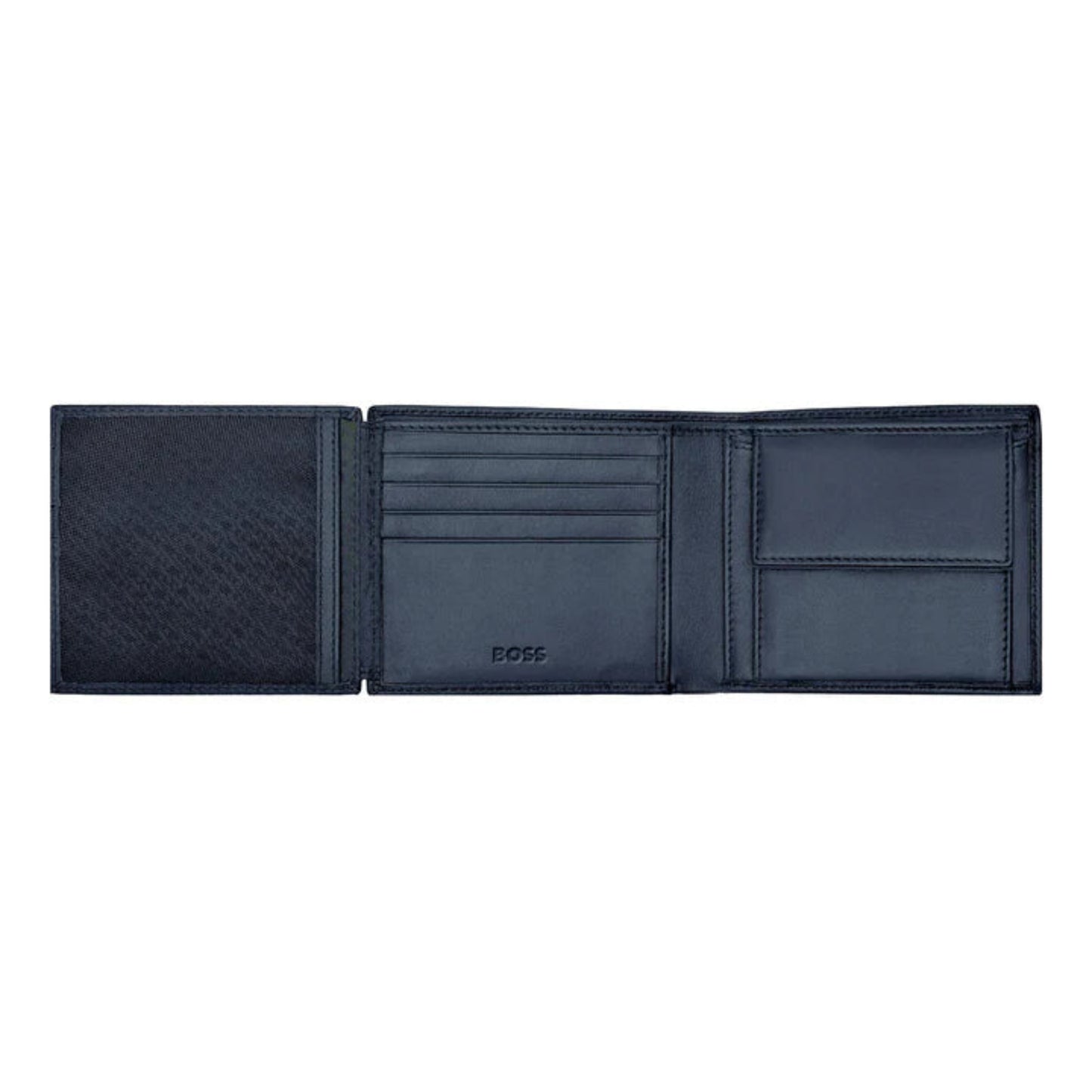 BOSS Classic Grained Money Wallet (with flap)