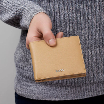 BOSS Classic Grained Money Wallet (with flap)