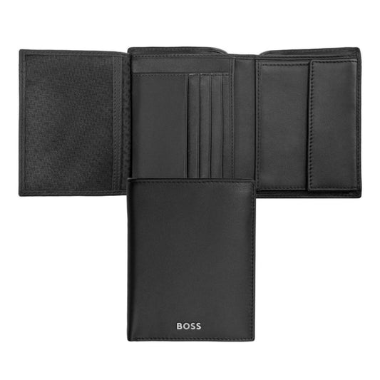 HUGO BOSS Classic Smooth Money Wallet Vertical Flap Black HLO403A