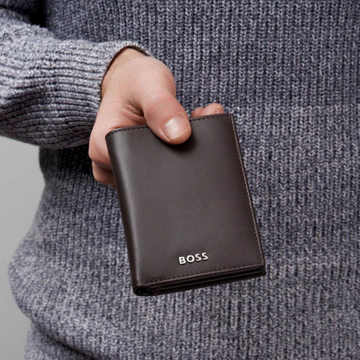 BOSS Classic Smooth Money Wallet (vertical flap)