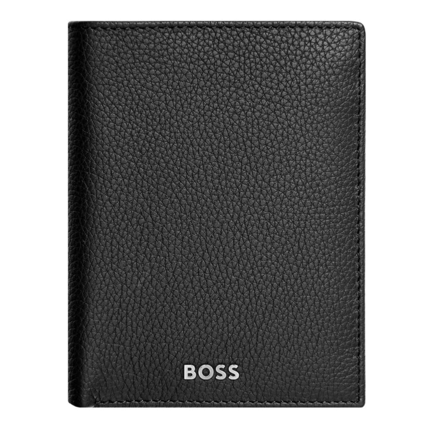 BOSS Classic Grained Money Wallet (vertical flap)