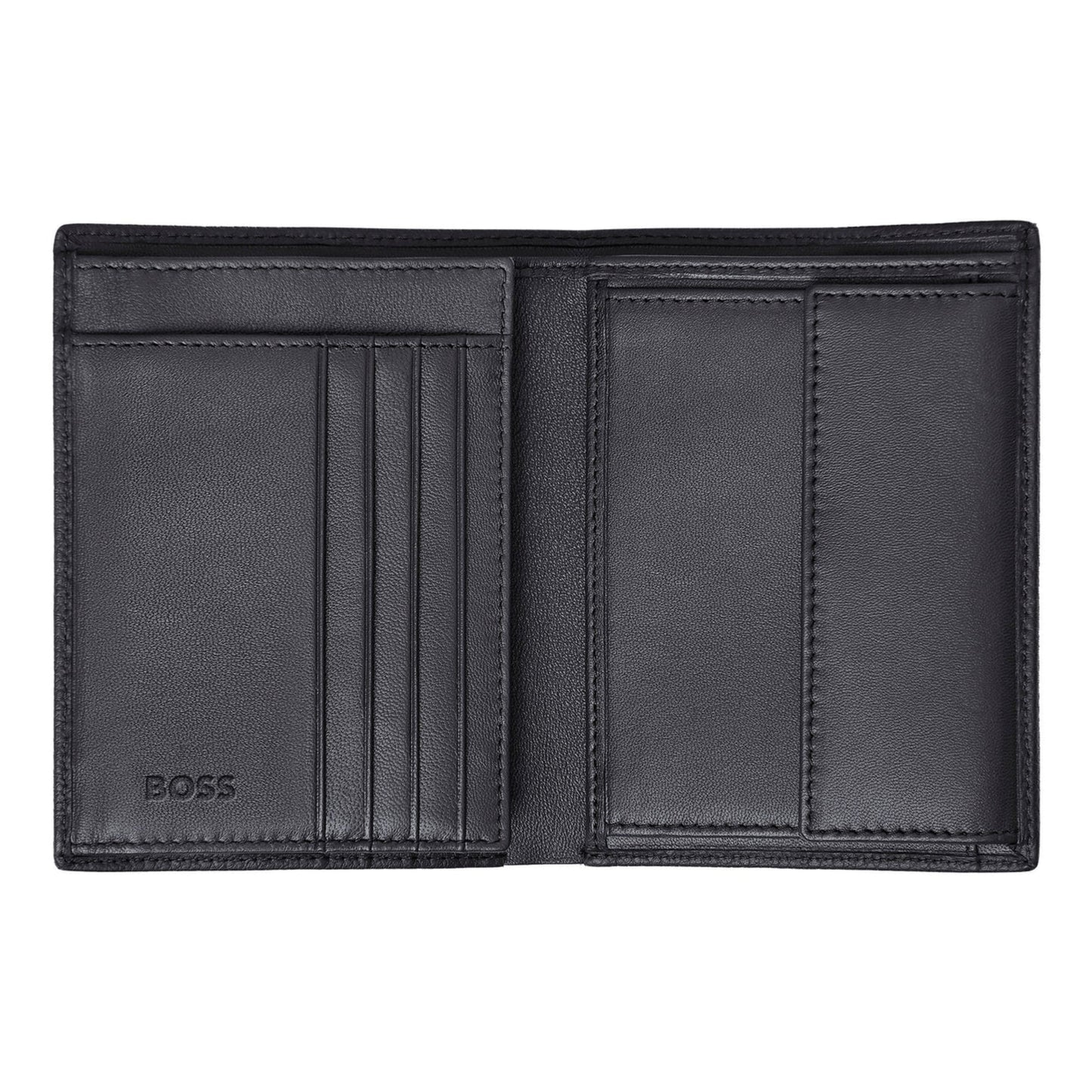 BOSS Classic Grained Money Wallet (vertical flap)