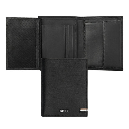 HUGO BOSS Iconic Money Wallet with vertical flap Black HLO421A