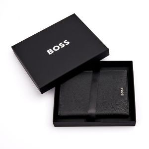 BOSS Classic Grained Passport Holder HLP416 (Black)