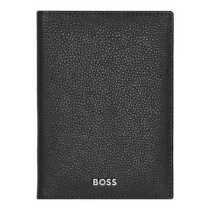 BOSS Classic Grained Passport Holder HLP416 (Black)