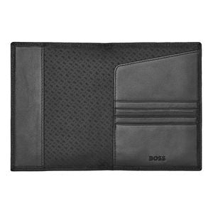 BOSS Classic Grained Passport Holder HLP416 (Black)