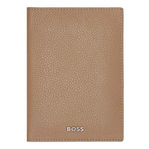 BOSS Classic Grained Passport Holder HLP416 (Camel)