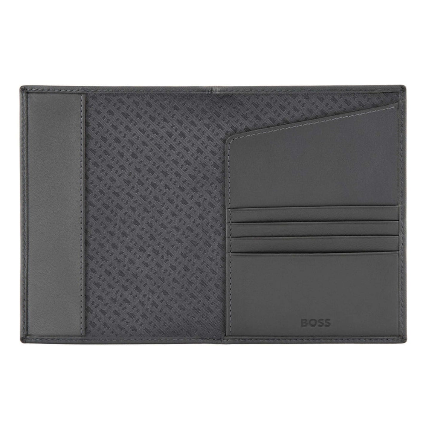 BOSS Double B Saffiano Passport Holder