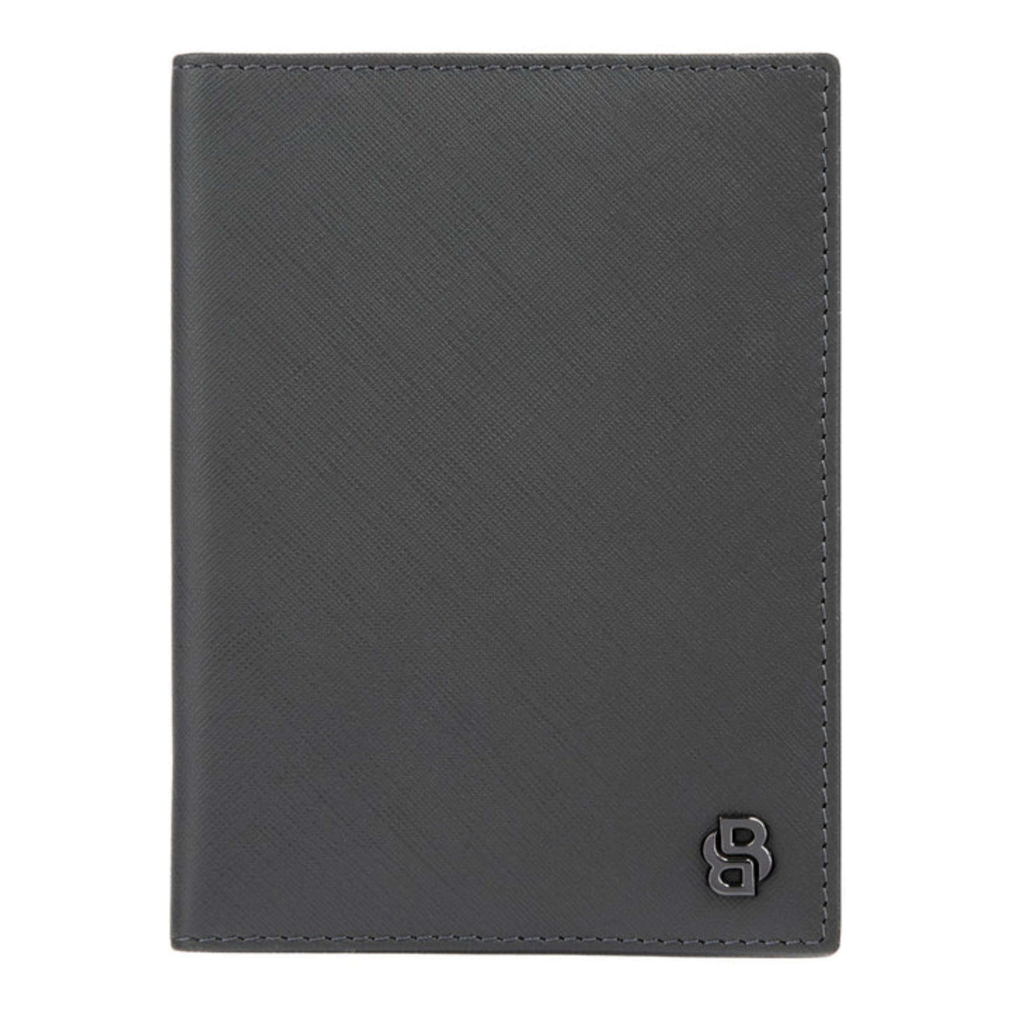 BOSS Double B Saffiano Passport Holder