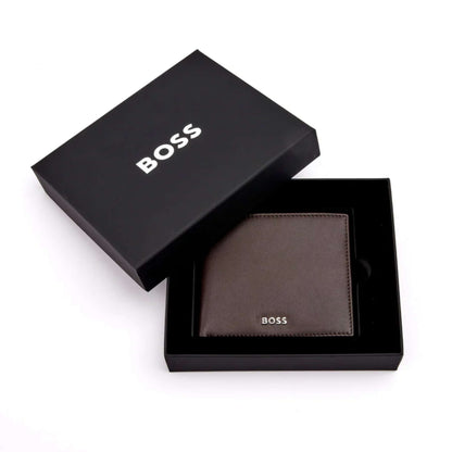 HUGO BOSS HLW403Y-Wallet Classic Smooth Brown