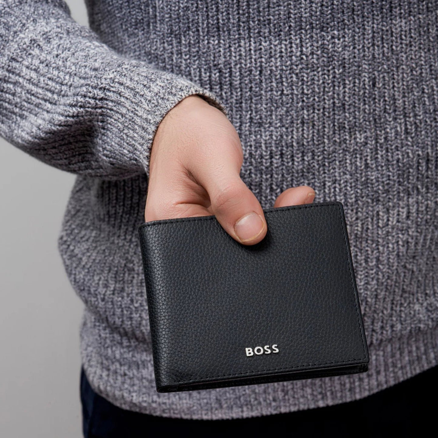 BOSS Classic Grained Wallet (with flap)