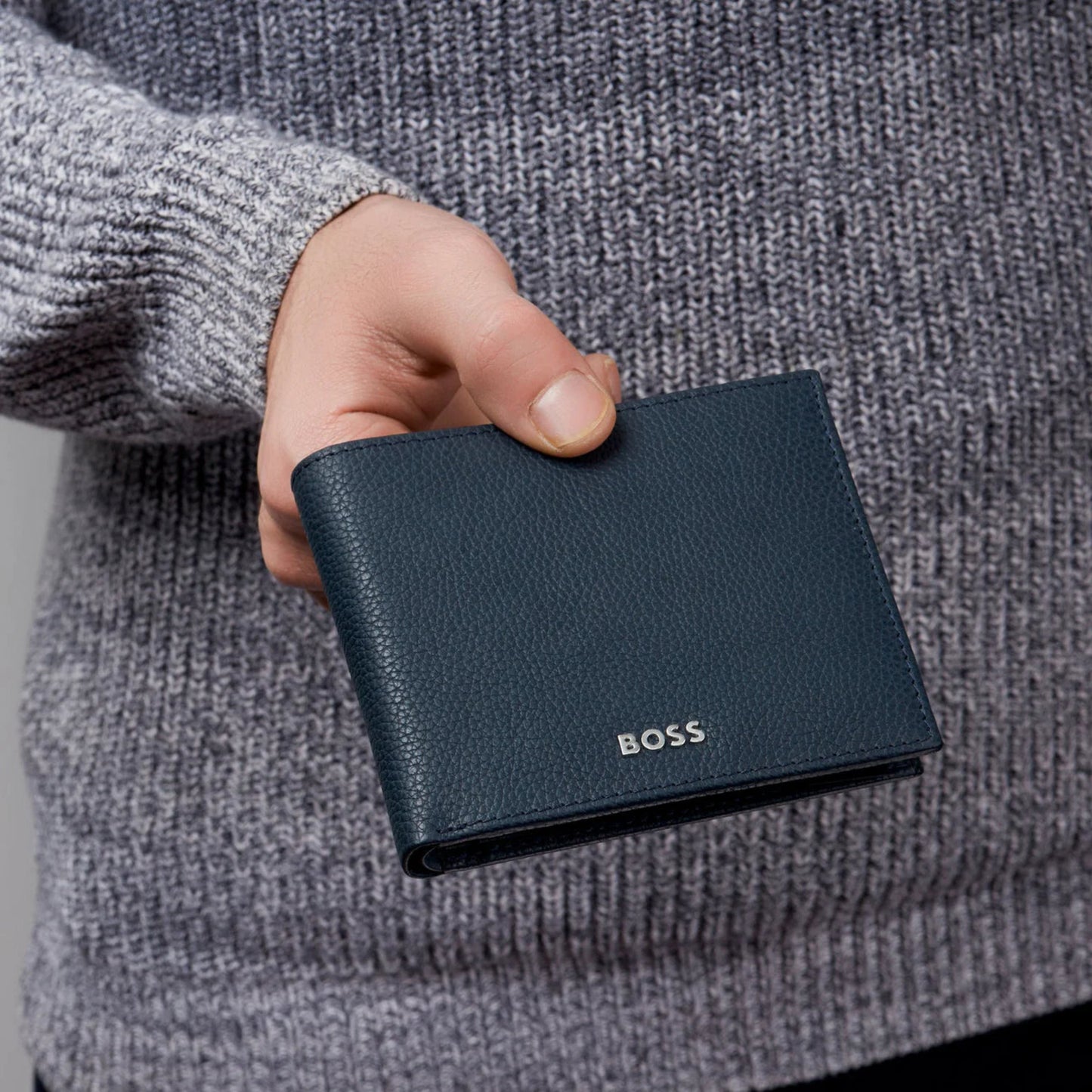 BOSS Classic Grained Wallet (with flap)
