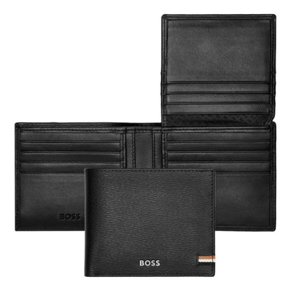 HUGO BOSS Iconic Wallet with flap Black HLY421A